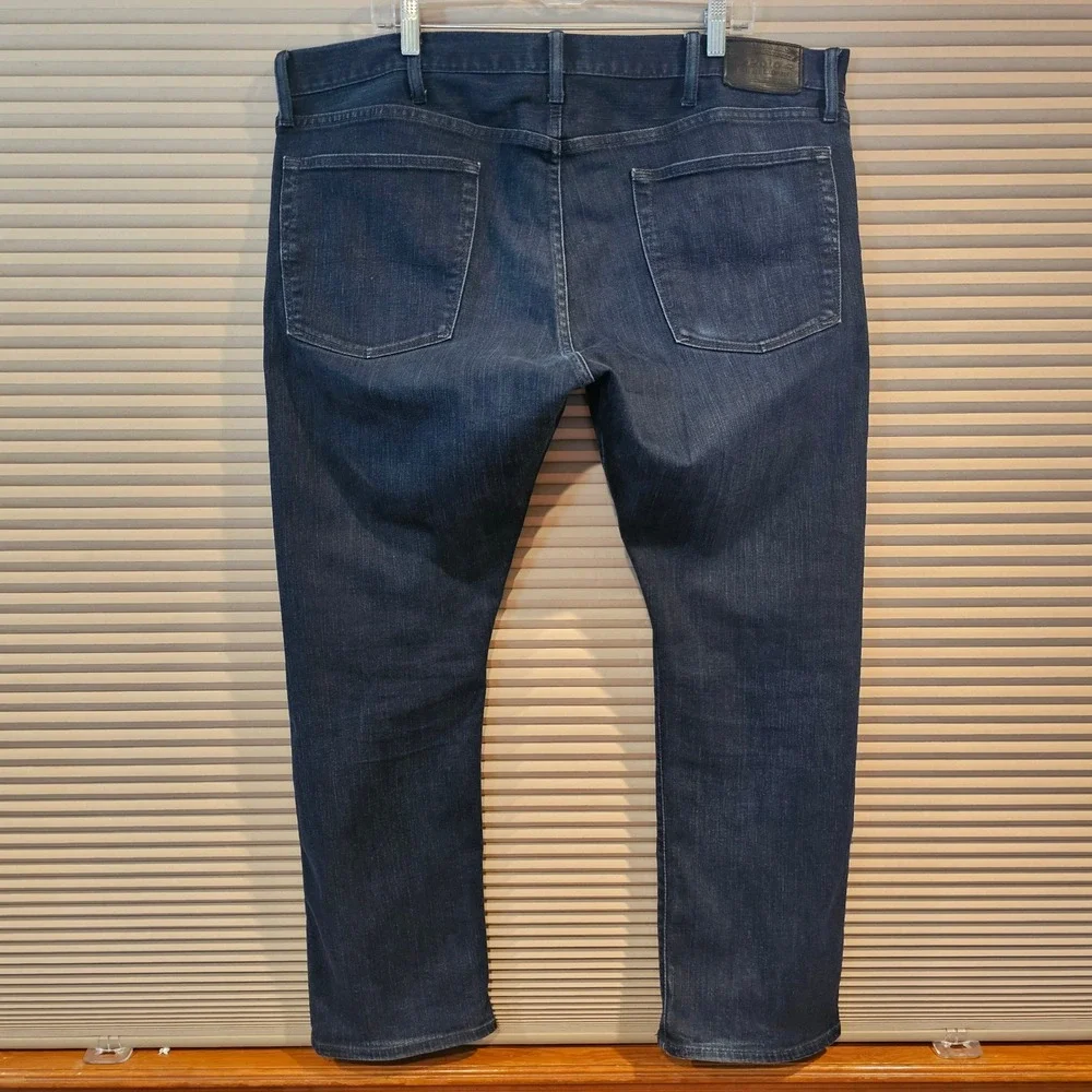 Polo Ralph Lauren Hampton Relaxed Straight Jeans Dark Wash 40x30 Mens Denim